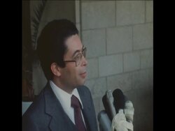 UPITN 7 3 79 ISRAELI CABINET MEETING ON RE-STARTING PEACE NEGOTIATIONS News Clip