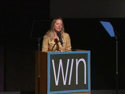 SPEECH: Maria Arena Bell at The 14th Annual Women's Image Network Awards Stock Footage