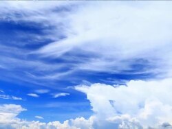 Timelapse of Moving clouds Stock Footage