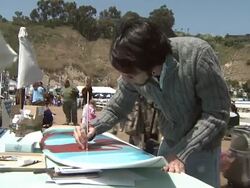 Matthew McConaughey at MaliBLUE Festival, Sponsored by Emergen-C and Surfrider Stock Footage