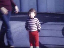 Baby Walking 1972 Stock Footage