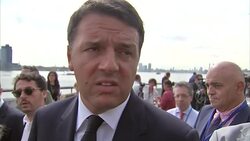 Interview with Italian Prime Minister Matteo Renzi about Brexit News Clip