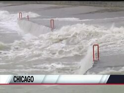 Winds reached more than 50 mph along parts of Lake Michigan Wednesday. In Chicago, public safety officials closed a bike path, urging caution for bikers and runners. In a harbor near downtown, boats were damaged. Instructional Video