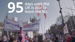 Countdown to Brexit: 95 days until Britain leaves the EU News Clip