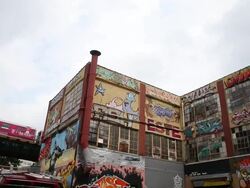 Iconic New York Graffiti Landmark To Be Torn Down Stock Footage