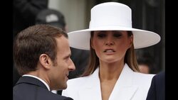 Trump welcomes Macron with repeated handshakes, kisses Instructional Video