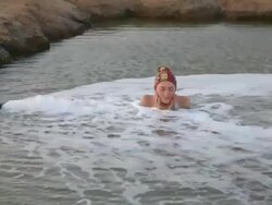 geothermal spa therapy Stock Footage