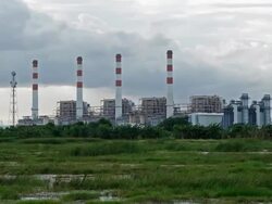Power plants. Time Lapse Stock Footage