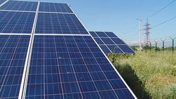 clean energy - solar panels Stock Footage