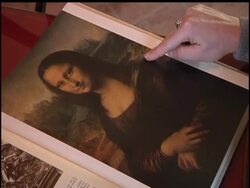 Forget her smile. An Italian researcher says the key to solving the enigmas of "Mona Lisa"' lies in her eyes. News Clip
