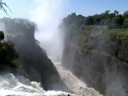 zimbabwean victoria falls Stock Footage