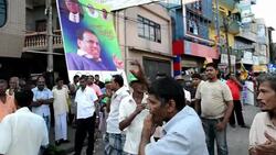 CLEAN : Opposition supporters celebrate after Sri Lanka vote News Clip