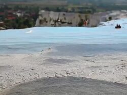 HD: Cotton Castle 'Pamukkale' Stock Footage