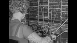 1920s telephone operator at work News Clip
