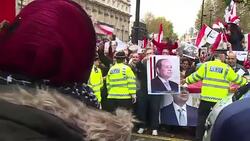 CLEAN : Pro and anti Sisi protests as Egypt president visits UK News Clip