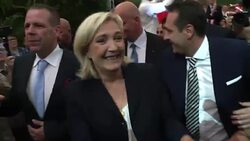 CLEAN : Boosted by Brexit Le Pen fires up Europe's far right News Clip