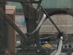 Nick Grimshaw at Radio Around The World, Sport Relief Challenge on March 17, 2014. Stock Footage