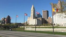 Downtown Columbus, Ohio Stock Footage