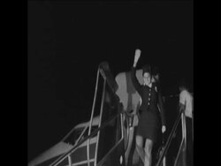 SYND 29 7 68 WOMEN PASSENGERS RETURN HOME AFTER PLANE HIJACK TO ALGIERS News Clip