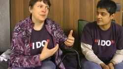 Hundreds of jubilant couples rushed to get married in Oregon shortly after noon, when a federal judge struck down the state's ban on same-sex marriage. (May 19) News Clip