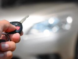 Car key Stock Footage