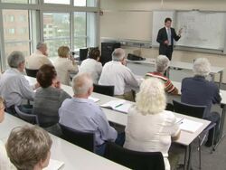 HD: Seniors Participating Financial Planning Seminar Stock Footage