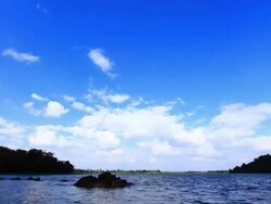 Moving clouds Stock Footage