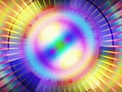 Rainbow turbine Stock Footage