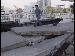 JAPAN: KOBE: WORK STILL UNDERWAY TO REBUILD CITY AFTER EARTHQUAKE News Clip