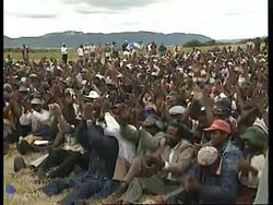 ZIMBABWE: FARM SQUATTERS LATEST News Clip