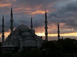 Blue Mosque Stock Footage
