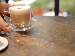 HD:Coffee break at relax time Stock Footage