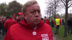 Protest against extending the pension age, containing wages and cutting public services News Clip