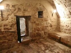 Prison cells in the Rector's Palace, Dubrovnik Stock Footage