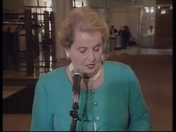 UN: FOREIGN MINISTERS MEET TO DISCUSS KOSOVO AID (2) News Clip