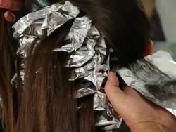 hair dye Stock Footage