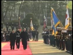 WRAP US President and First Lady's meetings +  protests News Clip