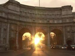 Admirality Arch, London UK - HD & PAL Stock Footage
