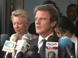 French FM presses Sudanese president on Darfur peacekeeping mission News Clip