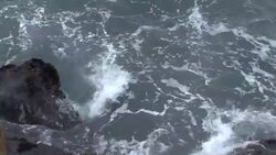 HD:  Sea texture (Mï¿½diterranï¿½e) with sound Stock Footage