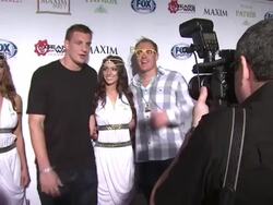 Rob Gronkowski at Patron Tequila Presents The Maxim Party Stock Footage