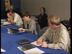 USA: WORLD BANK OFFICIALS DISCUSS FUNDING EFFORTS ON POVERTY FRONT News Clip