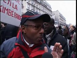 Demo in support of striking workers in Guadeloupe and Martinique News Clip
