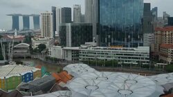 Timelapse at singapore city Stock Footage