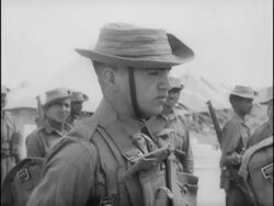 Indian troops sent to Congo to support UN troops Stock Footage