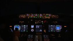 MH370 Search - Flight Simulator Stock Shots News Clip