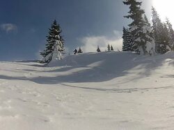 Snowboarding, freeride. Stock Footage