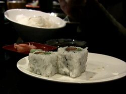 SUSHI ROLL Stock Footage