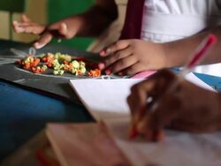 School in Sri Lanka Stock Footage