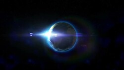 sunrise on blue planet Earth. Stock Footage